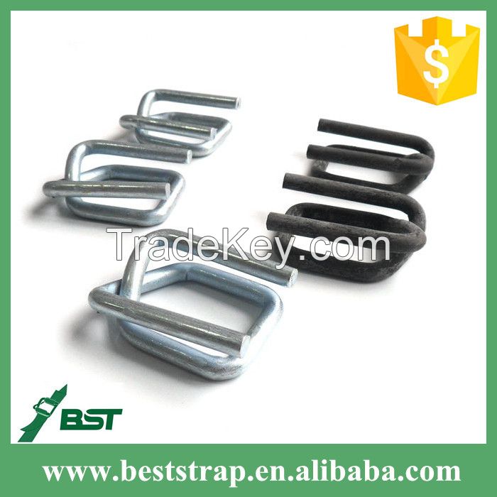 BST china manufacturer 32mm Polyester Straps Metal Galvanized Wire Buckle