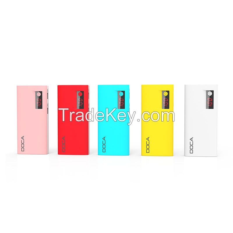 DOCA 13000mah D566B power bank with LED display