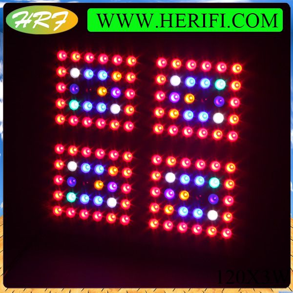 Herifi 2015 ZS005 120x3w LED Grow Light and  veg flowers