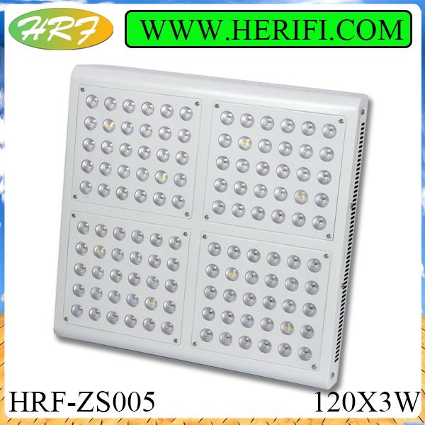 Herifi 2015 ZS005 120x3w LED Grow Light and  veg flowers