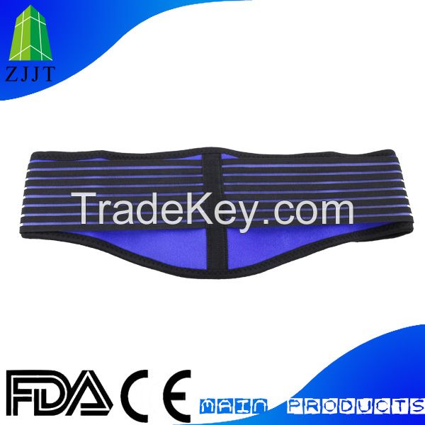 Heated magnetic therapy waist trimmer belt