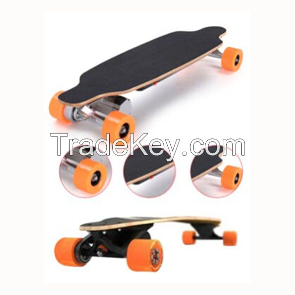 Dual-drive 4 wheel electric hoverboard skateboard