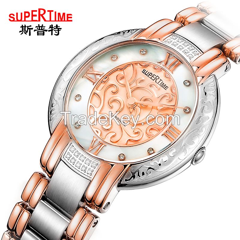 Wholesale women's watch/stones fashion watch