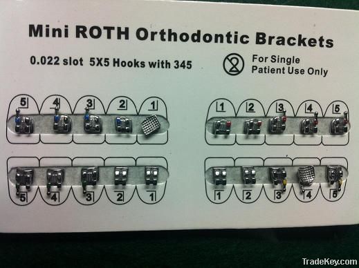 orthodontic MIM roth brackets