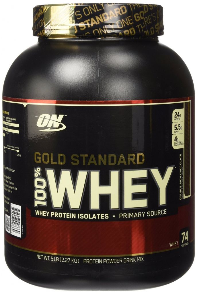 Optimum Nutrition 100% Whey Gold Standard, Double Rich Chocolate