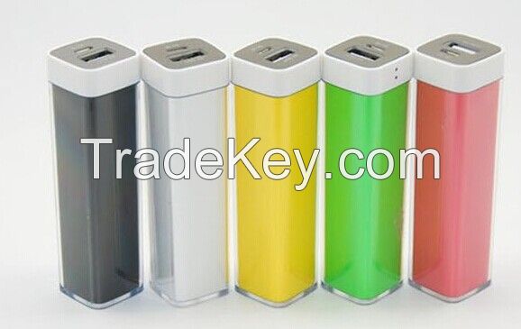 Lipstick power bank2600mAh unique design, hot selling