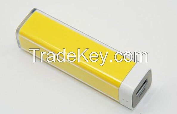 Lipstick power bank2600mAh unique design, hot selling