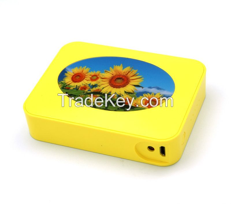 Mirror power banks10400mAh huge capacity different design