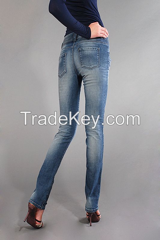 w006 Lady knit jeans, good stretch tight women jeans, wholesale women jeans