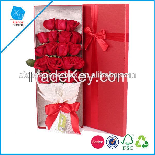 Best price professional printed top quality eco-frinedly flower gift box with best selling
