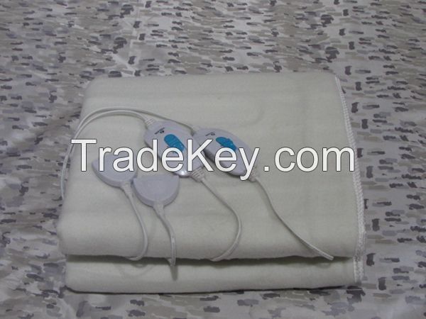 travel single and double washable detachable 3 sets controllers heater blanket with low voltage
