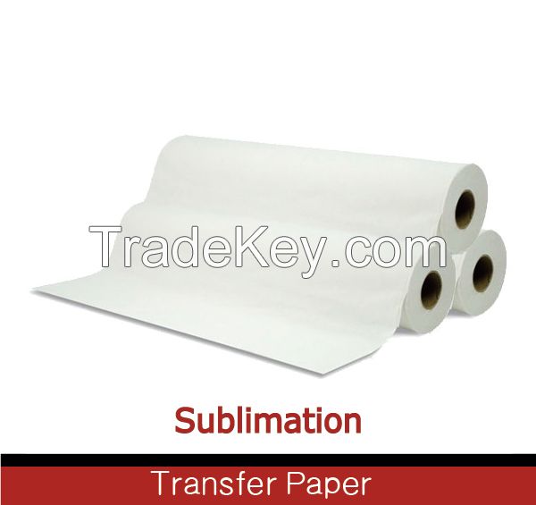 100g Sublimation Transfer Roll Paper Waterproof , Sublimation Printing Paper 24'' 36'' 44'' 63'' 64''