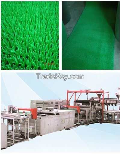Plastic grass/lawn/turf plastic mat production line