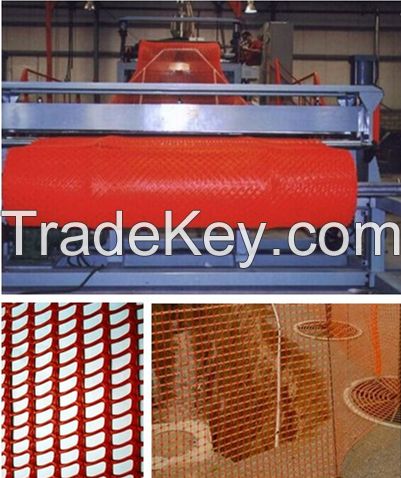 Anti-bird mesh/Bi-oriented strenched square net production line.