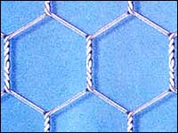 Hexagonal iron wire netting