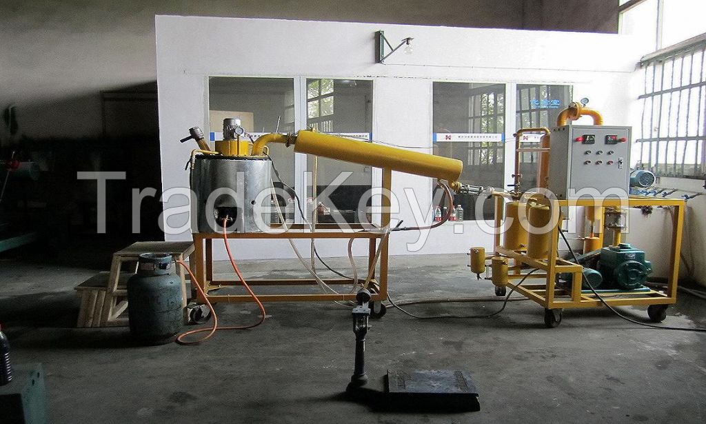 Waste Motor Oil Distillation to Base Oil Decoloring Converting System BOD 
