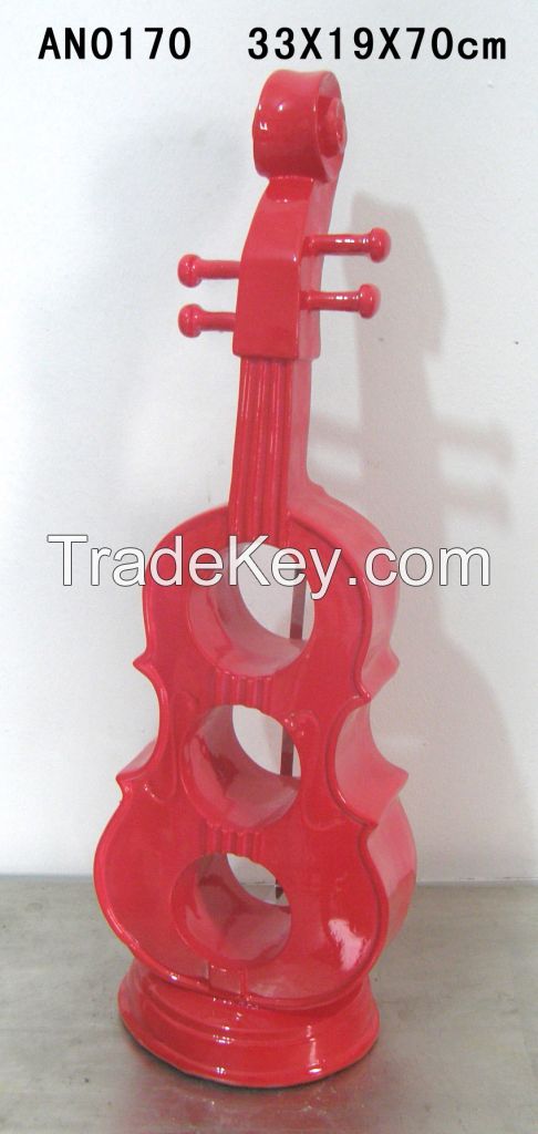 70cm H Violin wine holder