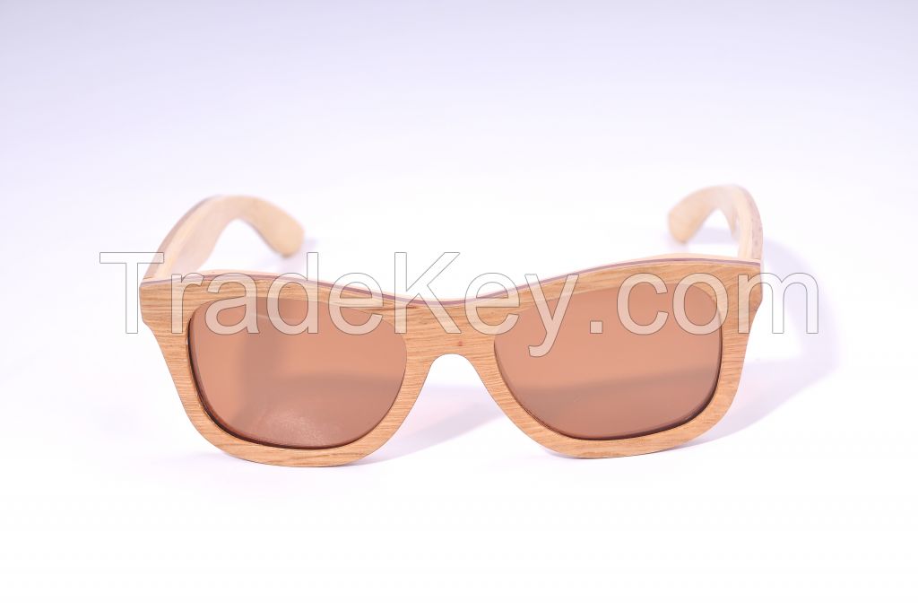 Fashion Summer Men Wooden Bammboo Sunglasses Eyeglass Polarized