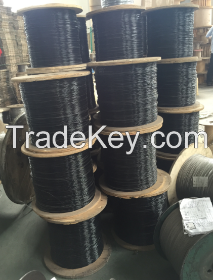 pvc or nylon coated stainless steel wire rope