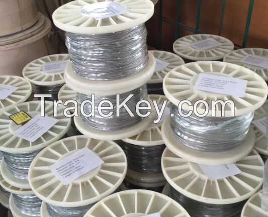 304 7x7 2.0mm stainless steel wire rope