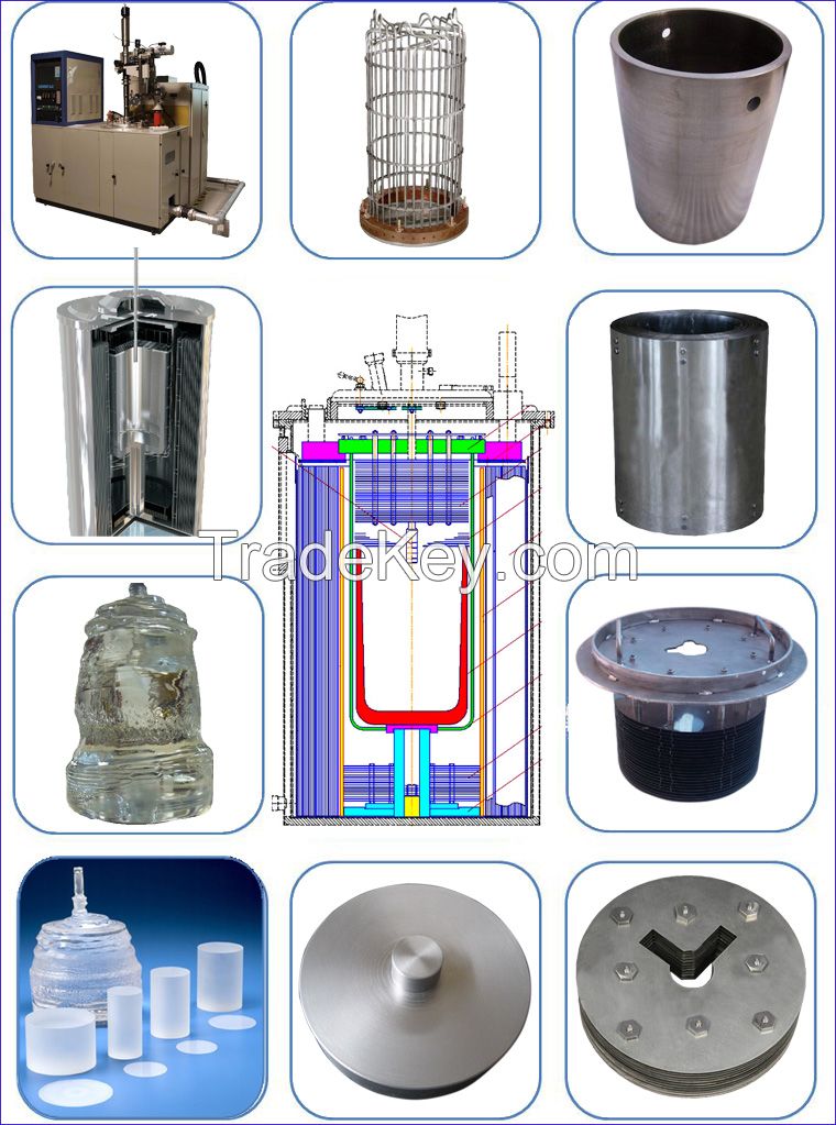 Ion source of tungsten and molybdenum parts