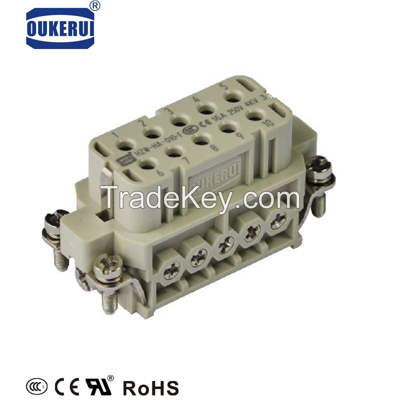 oukerui heavy duty connector HZW-HA-010-M/F