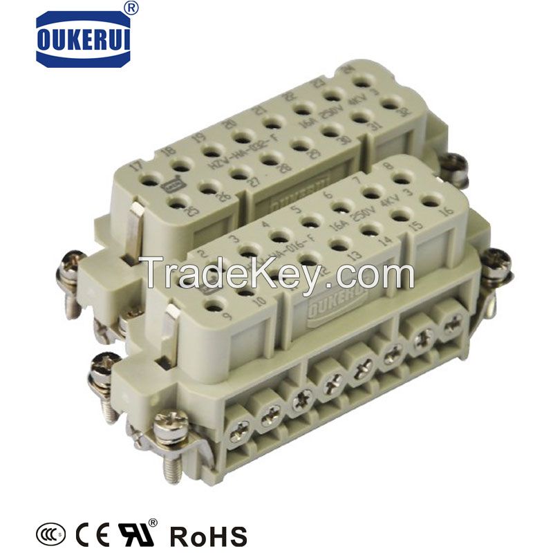 oukerui heavy duty connector HZW-HA-032-M/F