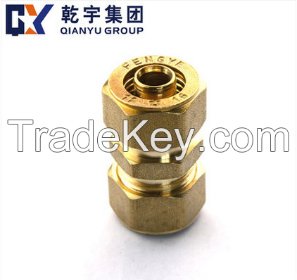 F1 Brass compression fitting equal strainght union