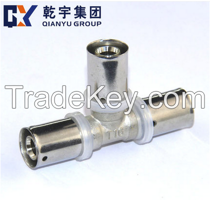 F5 copper press fitting equal tee