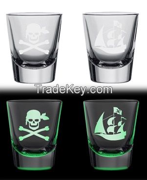 Night Luminous Glass Mug