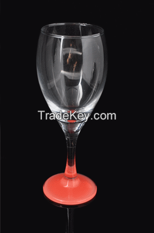 2015 New Design Luminous Glass Goblet