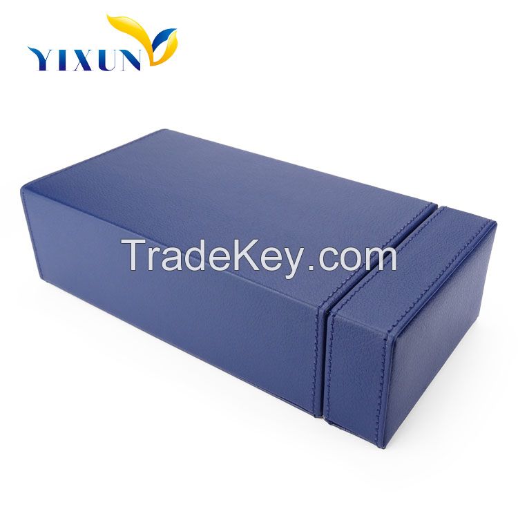 New design and nice shape custom luxury leather jewelry box