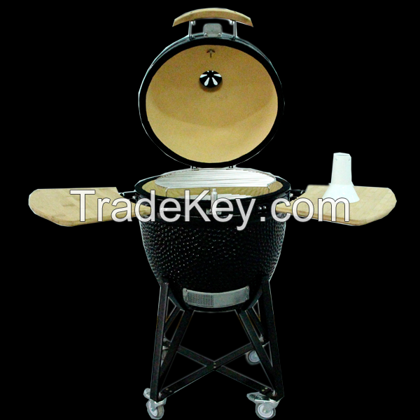 Charocal Ceramic Kamado BBQ Smoker Grill