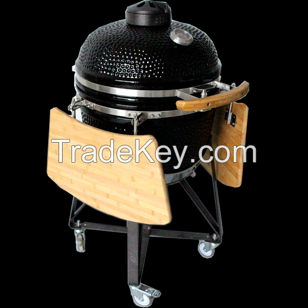 Charocal Ceramic Kamado BBQ Smoker Grill