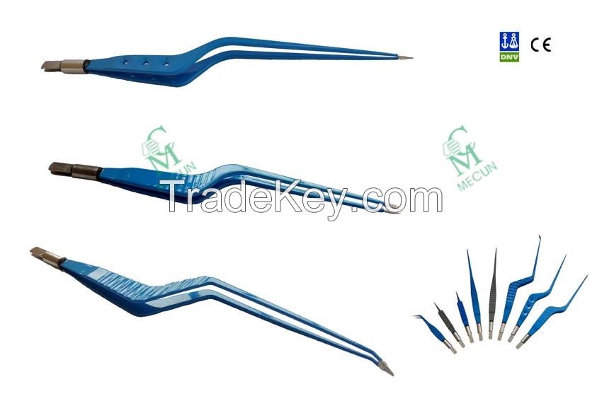 CE certificated Reusable Bipolar coagulation forceps 