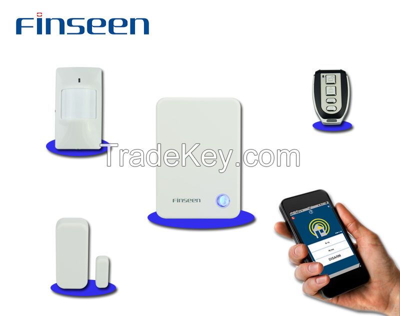 2015 new security products IP home security latest wireless alarm with detector device