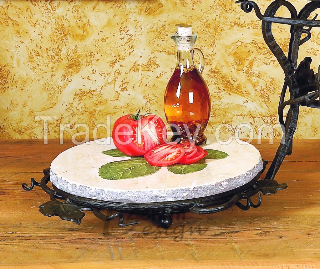 Vineyard 360-degree small Lazy Susan Rotating Smoothly Swivel Plate For Table Decoration