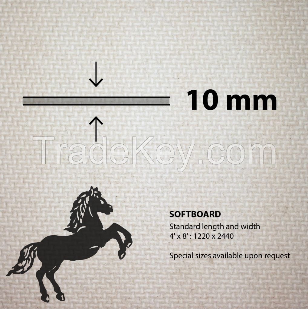 Horse Brand Softboard - 10mm GRADE A