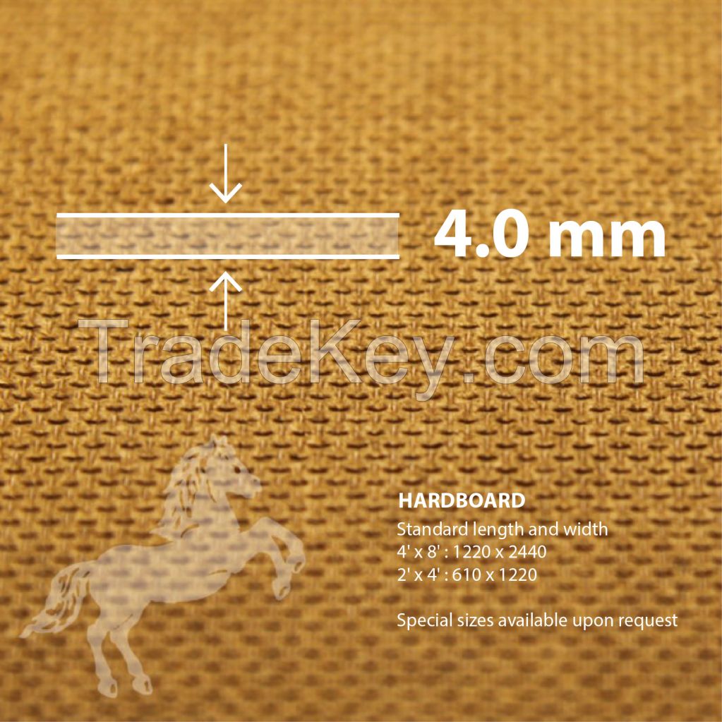 Horse Brand Hardboard - 4.0mm GRADE A