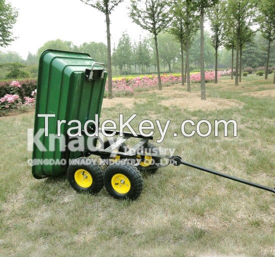 FoxHunter Garden Dump Wheelbarrow Tipper Tipping Trailer Truck Trolley