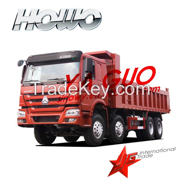 china sinotruk howo 8x4 12 wheeler dump tipper truck
