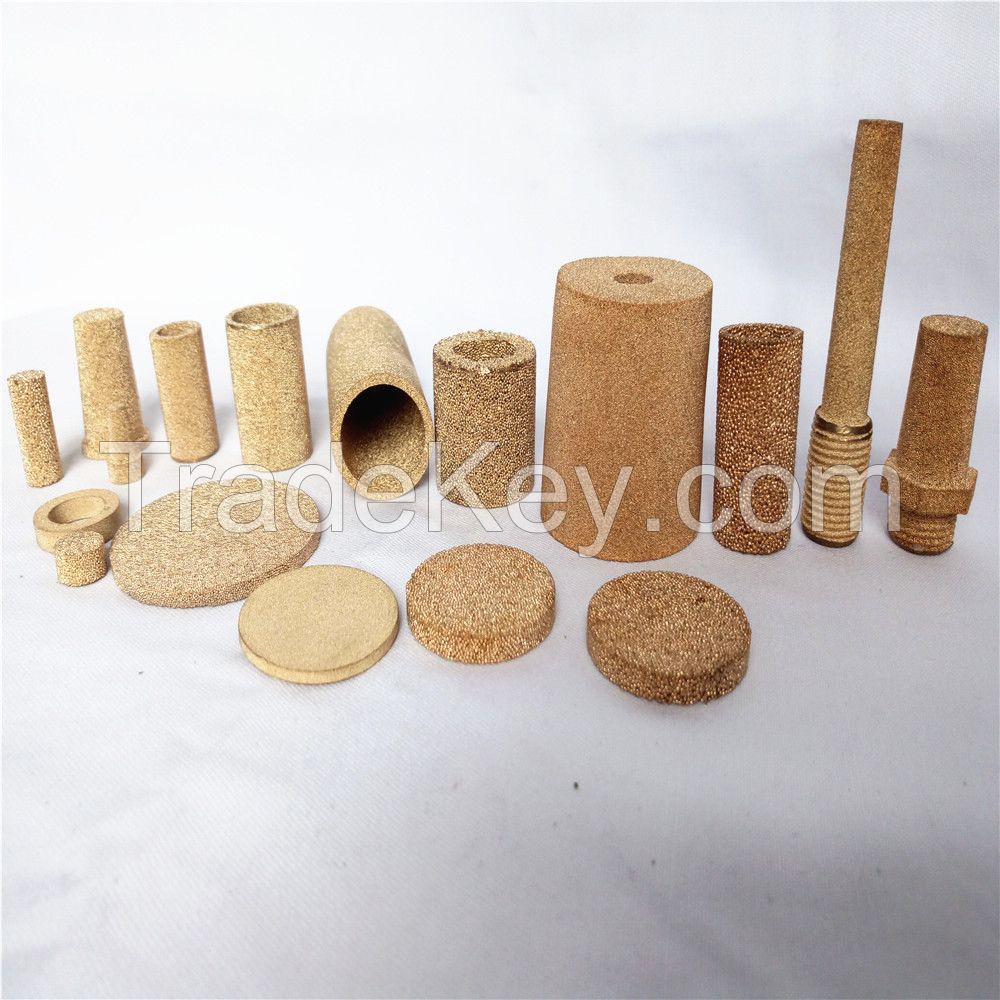 Bronze Powder Sintered Filter Pneumatic Brass