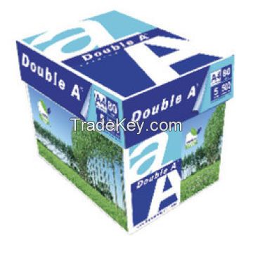 Double A copy paper 80gsm brightness : 102%-104%