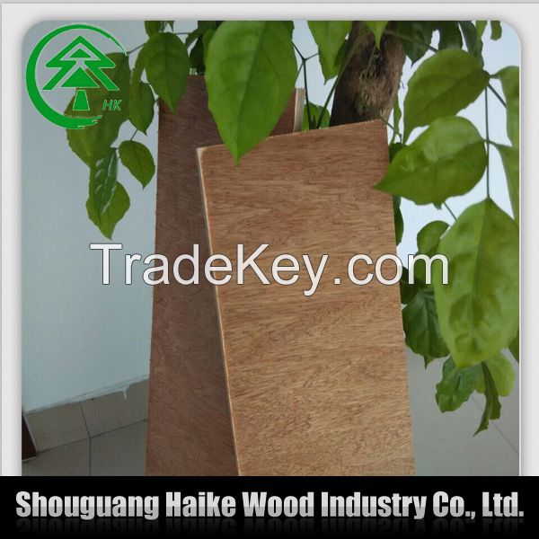cheap good okoume bintangor surface hardwood core E1 glue commercial plywood 