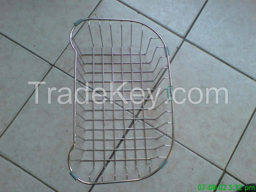 vegetable draining rack wire mesh basket