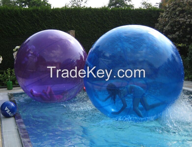 Inflatable water walking ball