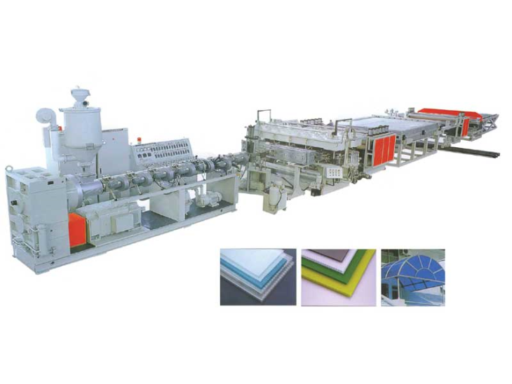 Pp Sheet Extrusion Line Pp Hollow Sheet Extrusion Line Sj120