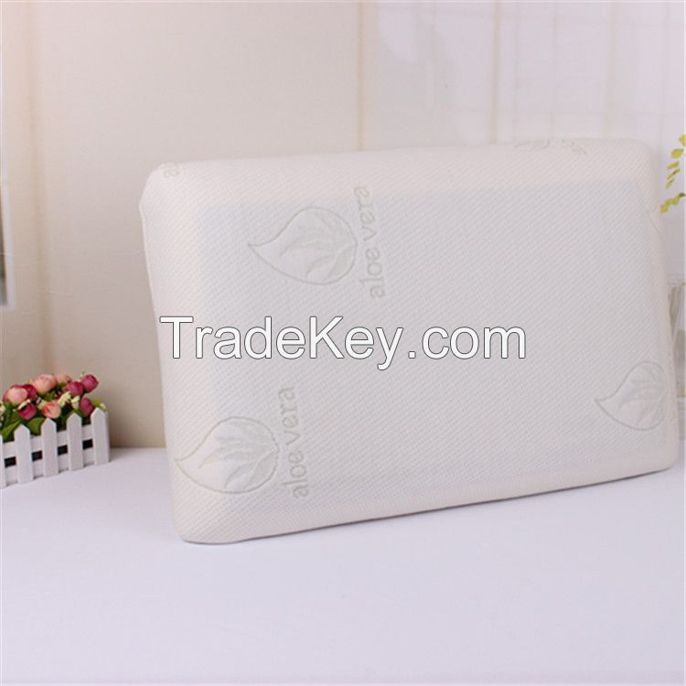 Gel memory foam pillow/cooling silicon pillow, rectangle pillow filling with memory foam