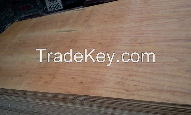 Red Color Commercial Plywood