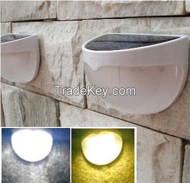 Solar Power powered Saving Efficient Bright 6LED Fence Gutter Garden Yard Wall Path Outdoor Light Lamp